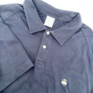 Brooks Brothers 346 Mens XL Navy Blue Polo Shirt Pony Logo Original Fit Cotton